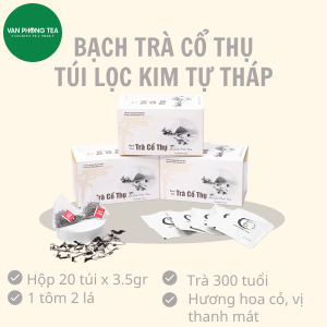 Bạch Trà Shan Tuyết Cổ Thụ (Túi lọc tam giác)